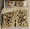 Egypt Bedding Set Egyptian Gods Ancient Anubis Tattoo 3D design Bedding set