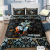 Horse Bedding Set Personalized Name Horse Racing Bedding Set