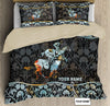 Horse Bedding Set Personalized Name Horse Racing Bedding Set