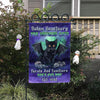 Black Cat Salem Sanctuary For Wayward Cat Custom Flag, Cat Lovers, Witch, Halloween Gift, Halloween Decorations, Halloween Party Supplies, Spirits Halloween