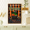 Baking Witch, Witchy Baker, Halloween Bakery, Shut The Fucupcakes Custom Poster