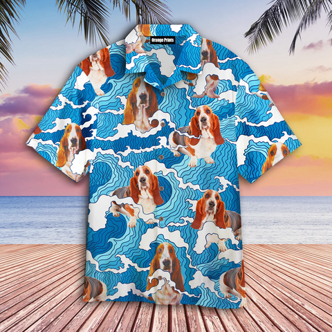Basset Hound Hawaiian Shirt Summer Beach Clothes Outfit For Men Women ND