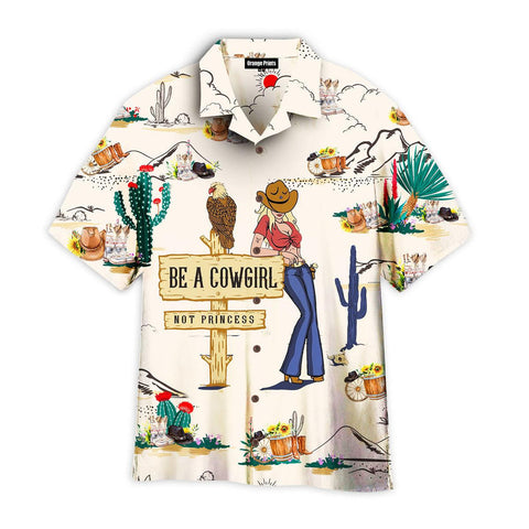 Be A Cowgirl Hawaiian Shirt Summer Beach Clothes Outfit For Men Women ND