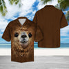 Brown Alpaca Hawaiian Shirt