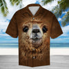 Brown Alpaca Hawaiian Shirt