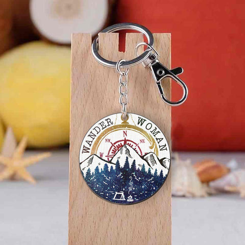 Compass Wonder Woman Key Chain