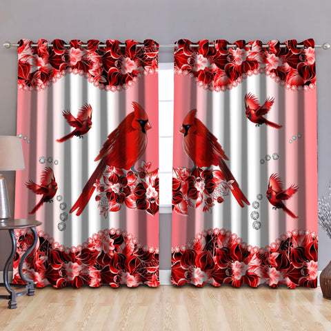 Cardinals Curtain Cardinal Gift Cardinal Home Decor HT