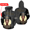 Custom name The Queen Ancient Egypt 3D design print shirts