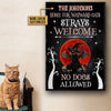Cat Lovers Home For Wayward Cat Custom Poster, Witch, Halloween Style Decor