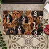 A Bunch Of Cavalier King Charles Spaniels Doormat gift for  Cavalier King Charles Spaniel dog lovers Doormat