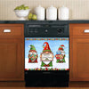 Christmas Kitchen Dishwasher Magnet Cover - Cute Christmas Gnomes HT