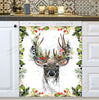 Christmas Kitchen Dishwasher Magnet Cover - Scandinavian Winter Deer HT