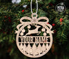 Christmas Ornament Personalizable Tree Snowflakes Ornaments HT
