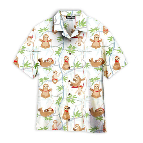 Sloth Hawaiian Shirt Summer Beach Clothes Outfit For Men Women ND
