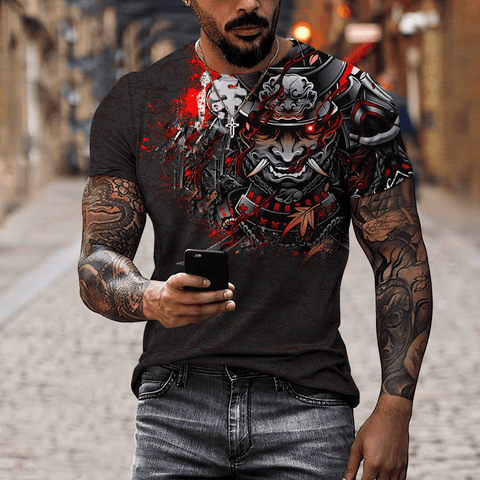 Samurai Shirt Premium Unisex All Over Printed Samurai Shirts MEI