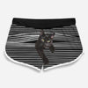 Striped Kitty - Women Shorts