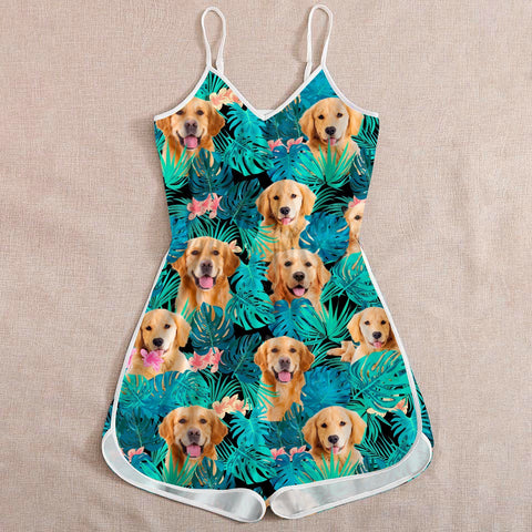 Dog Pattern Rompers