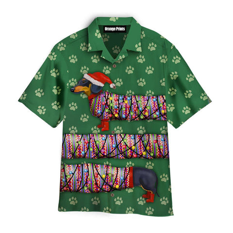 Dachshund Christmas Funny Hawaiian Shirt Summer Beach Clothes Outfit For Men Women ND