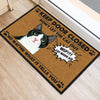 Do Not Let The Cat Out Doormat HT