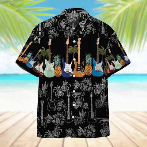 Electric Guitar Hawaiian Shirt Summer Beach Clothes Outfit For Men Women ND