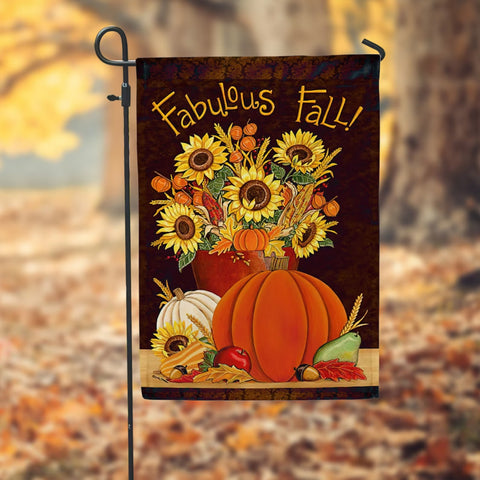 Fabulous Fall Halloween Double Sided Garden Flag For Outdoor Yard Decoration Home Decor ND