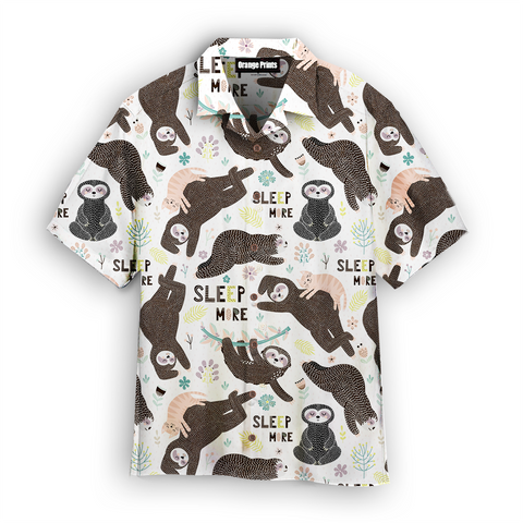 Funny Sloths Sleep More Hawaiian Shirt Summer Beach Clothes Outfit For Men Women ND