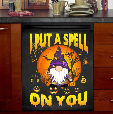Gnome Pumpkins Halloween Kitchen Dishwasher Cover Decor Art Housewarming Gifts Home Decorations ND