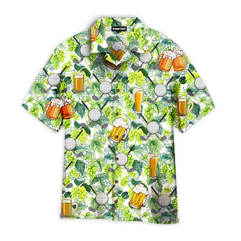 Golf And Beer Hawaiian Shirt Summer Beach Clothes Outfit For Men Women ND