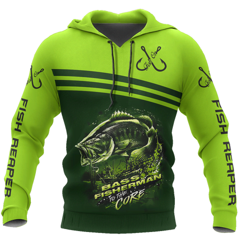 Men Hoodie Bass Fisherman to the core