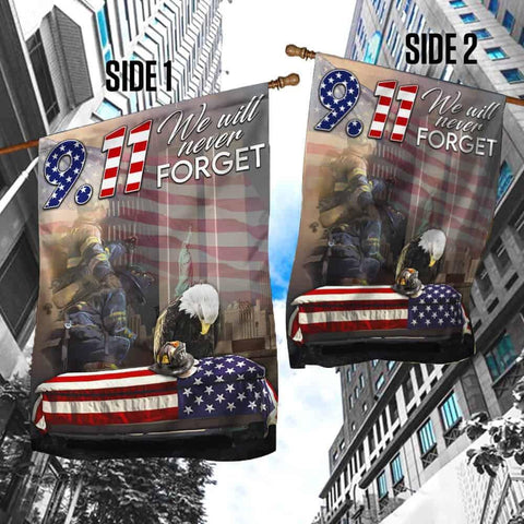 Never Forget 911. Patriot Day Flag 20th Anniversary Patriot Day Gift Flag DA06082102