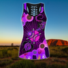 Aboriginal Naidoc Week 2021 Purple Turtle Lizard Sun 3D print combo legging tanktop