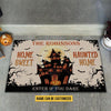 Home Sweet Haunted Home Custom Doormat, Halloween Decoration, Personalized Halloween Doormat TM
