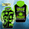 Personalized We All Get High Unisex Hoodie For Men Women Cannabis Marijuana 420 Weed Shirt Clothing Gifts HT