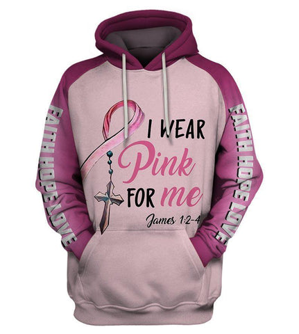 Bible Verse Breast Cancer Hoodie