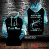 Acoustic I play guitar because i like it not because i'm good at it Blue Hoodie 3D custom LKT