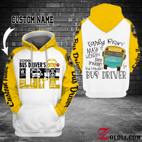 Bus driver life Hoodie 3D custom TXX