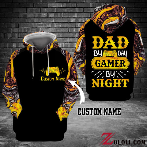 Dad By Day Gamer By Night 02 Hoodie