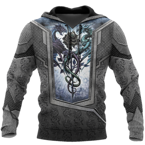 Men Hoodie3D Tattoo and Dungeon Dragon Hoodie HAC020114