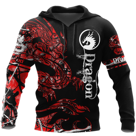 Men Hoodie 3D Armor Tattoo and Dungeon Dragon Hoodie TShirt for Men and Women AZ081103