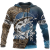 Chinook Fishing Salmon camo all over printed shirts for men and women blue color