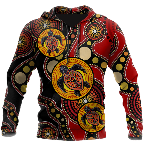 Aboriginal Australia Indigenous Turtles Painting Art shirts for men and women