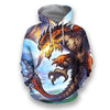 All Over Print Dragon Hoodie