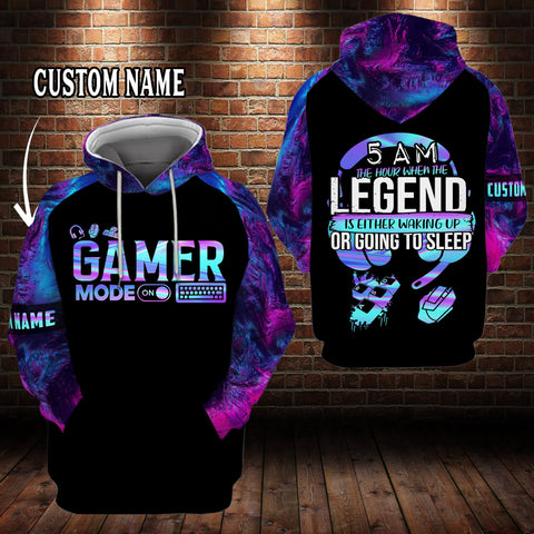 5Am the hour when the legend is either waking up or going to sleep Hoodie 3D custom LKT