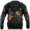 Men Hoodie 3D Armor Tattoo and Dungeon Dragon Hoodie HAC140103