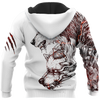 Tattoo Wolf Hoodie T Shirt For Men and Women HAC290502-NM