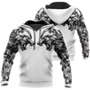 Tattoo Wolf Hoodie T Shirt For Men and Women HAC300502-NM