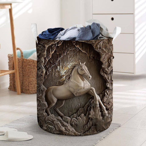 Horse Lovely Dovely Limited Laundry Basket Horse Laundry Hamper Horse Lover Gift HN