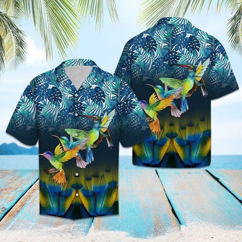 Hummingbird Forest Hawaiian Shirt Summer Beach Clothes Outfit For Men Women ND
