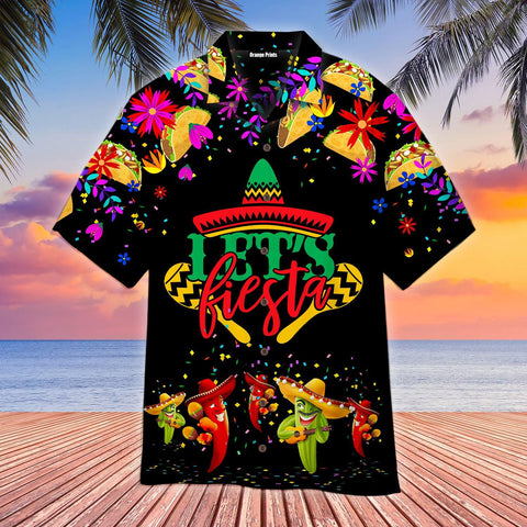 Let's Fiesta Cinco De Mayo Hawaiian Shirt Summer Beach Clothes Outfit For Men Women ND
