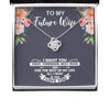 Future Wife Necklace: Gift For Mother's Day From Husband All I Want Is You, Romantic Message Card HN